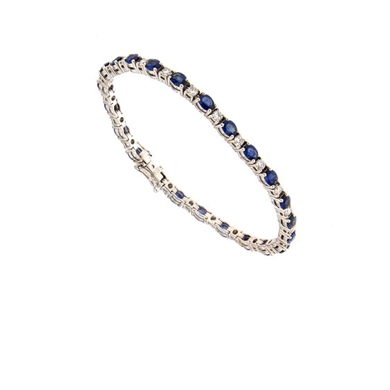 Bracelet Crivelli ZAFFIRO in Or blanc Zaffiro 4.78 Ct 057-247-1 ZF 4.78 - 057-247-1 ZF 4.78